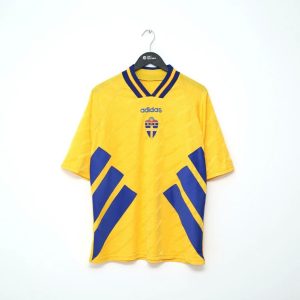 Sweden 1994/96 Home Retro Men Jersey - Yellow