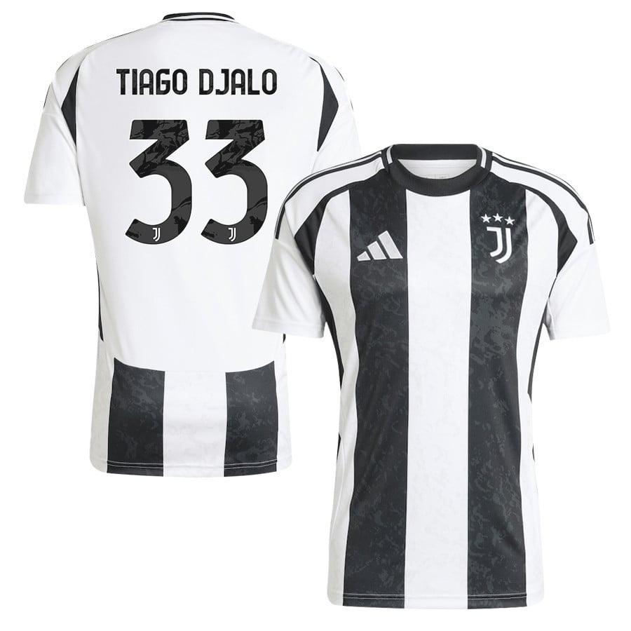 Tiago Djaló 33 Juventus 2024/25 Home Men Jersey - White