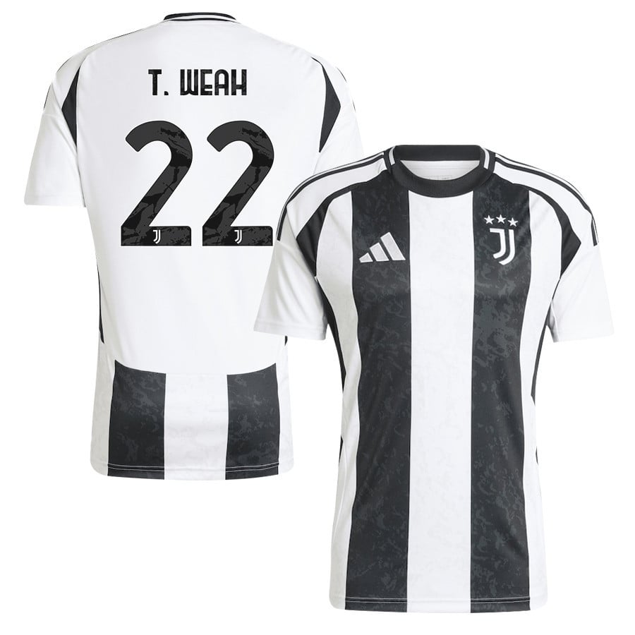 Timothy Weah 22 Juventus 2024/25 Home Men Jersey - White