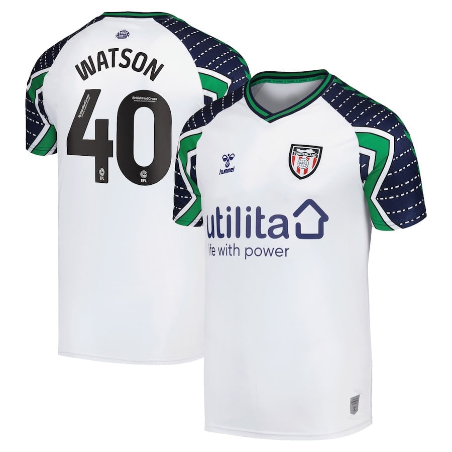 Tom Watson 40 Sunderland A.F.C. 2024/25 Away Men Jersey - White