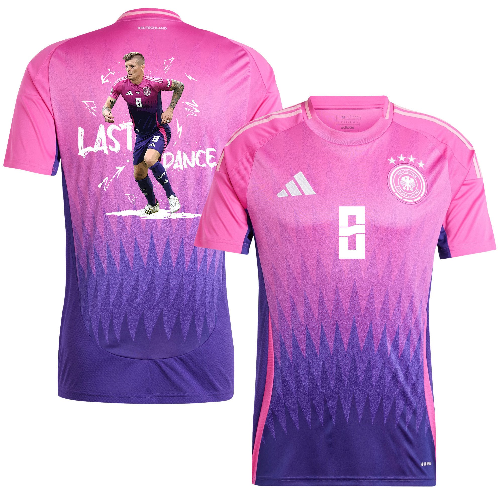 Toni Kroos 8 Embracing the Last Dance Germany 2024/25 Away Jersey - Men