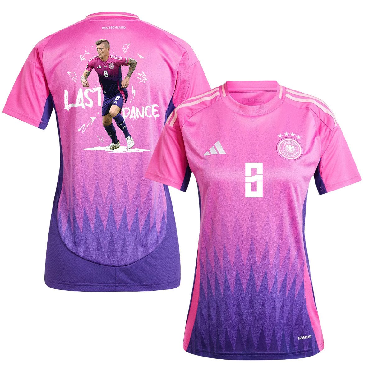 Toni Kroos 8 Embracing the Last Dance Germany 2024/25 Women's Jersey