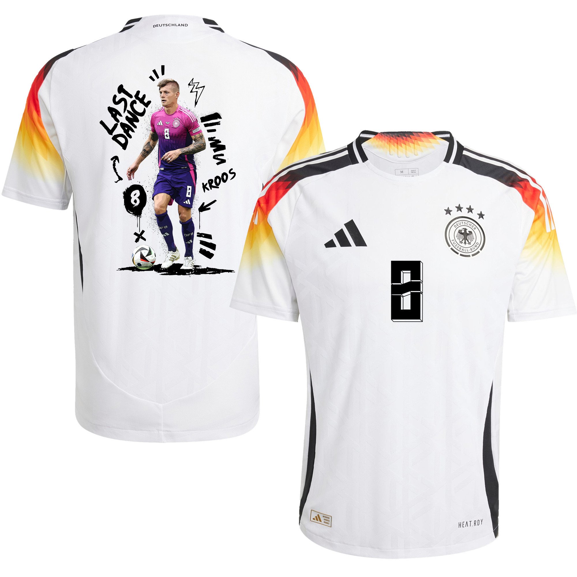 Toni Kroos 8 Farewell to Football Germany 2024/25 Home Jersey - Men