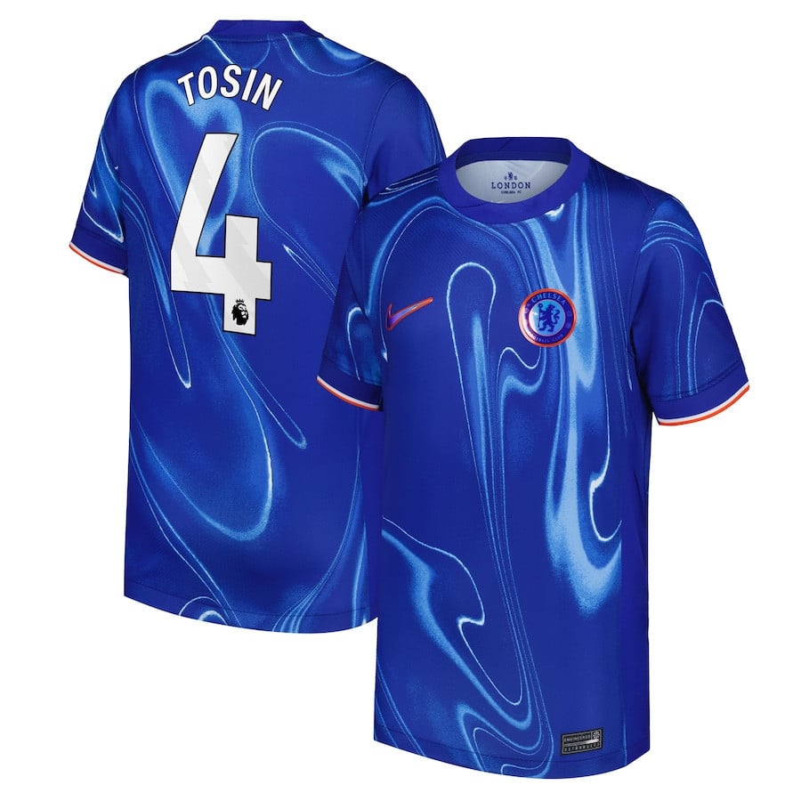 Tosin Adarabioyo 4 Chelsea 2024/25 Home YOUTH Jersey - Blue