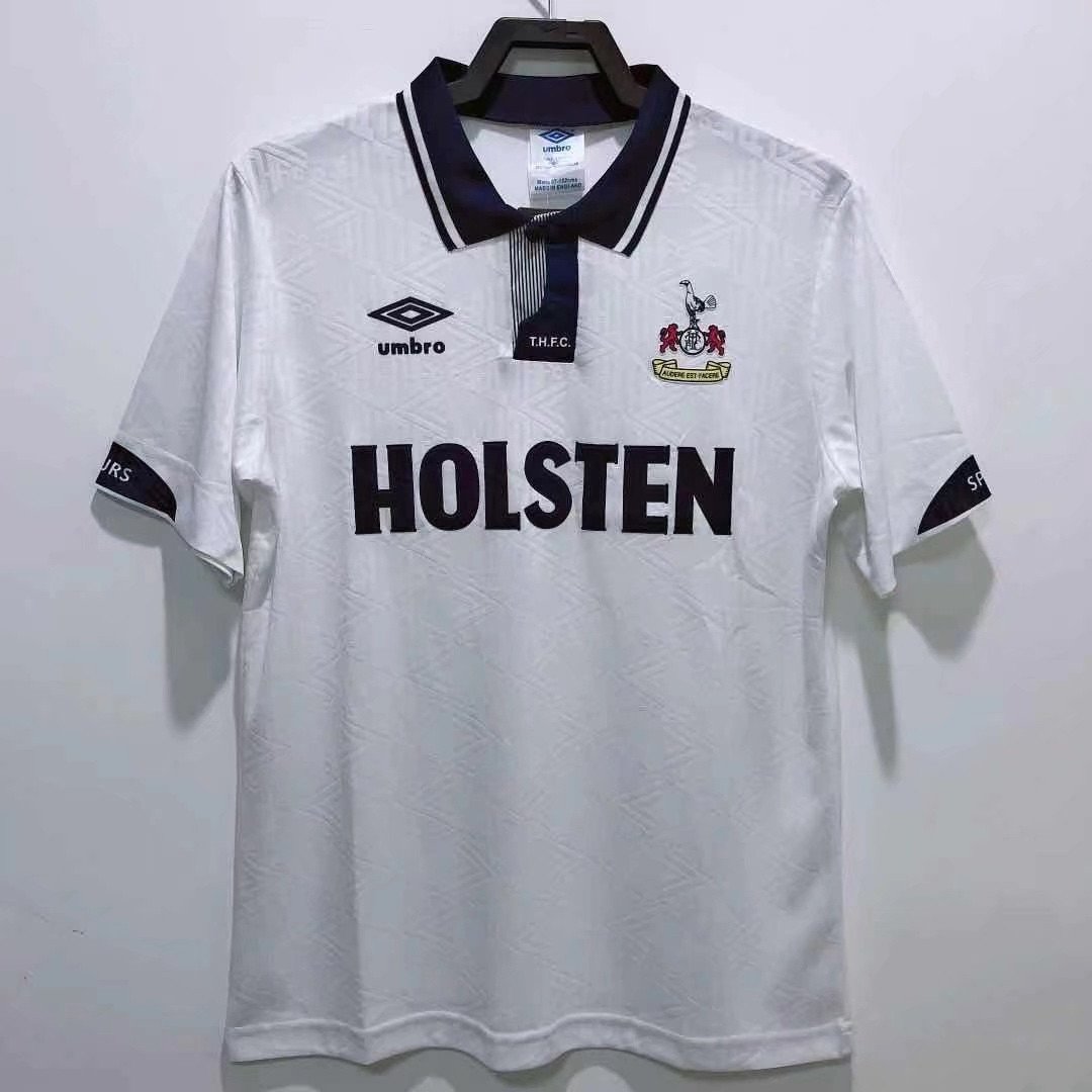 Tottenham Hotspur 1991/93 Home Retro Men Jersey - White