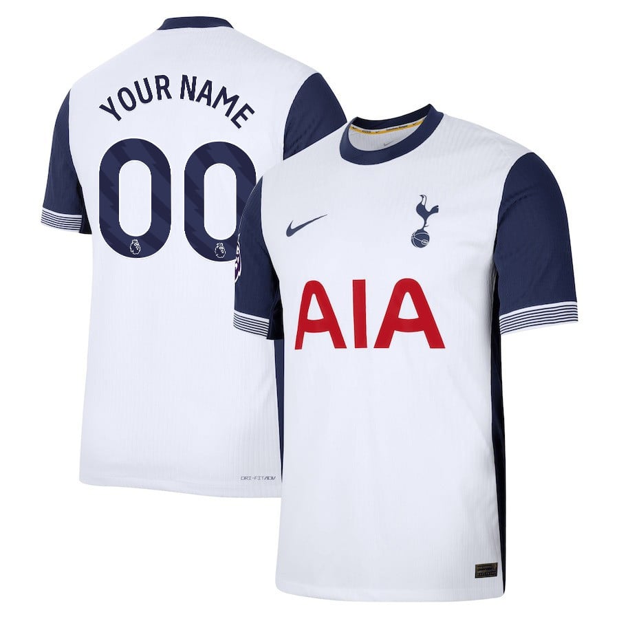 Tottenham Hotspur 2024/25 Home Men Custom Jersey - White