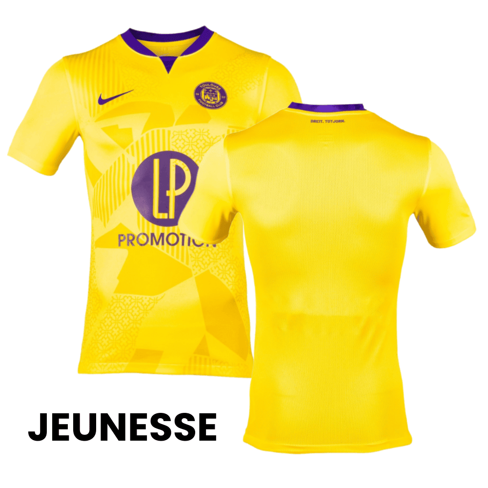 Toulouse FC 2024/25 Away YOUTH Jersey - Yellow