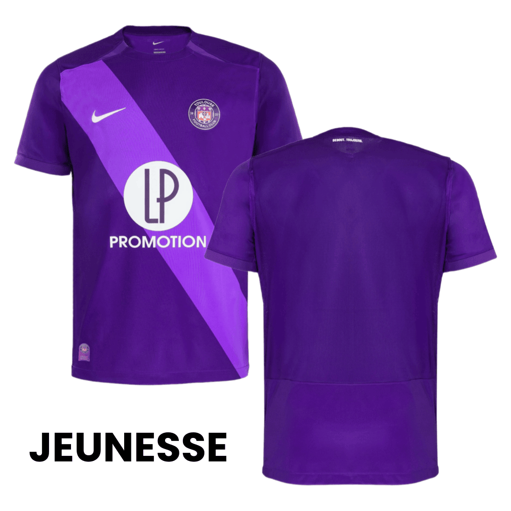 Toulouse FC 2024/25 Home YOUTH Jersey - Purple