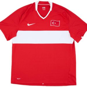 Turkey 2008/10 Home Retro Men Jersey - Red