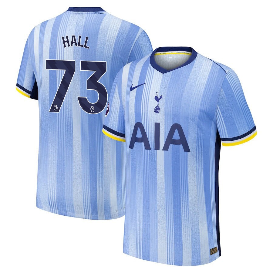 Tyrese Hall 73 Tottenham Hotspur 2024/25 Away Men Jersey - Blue