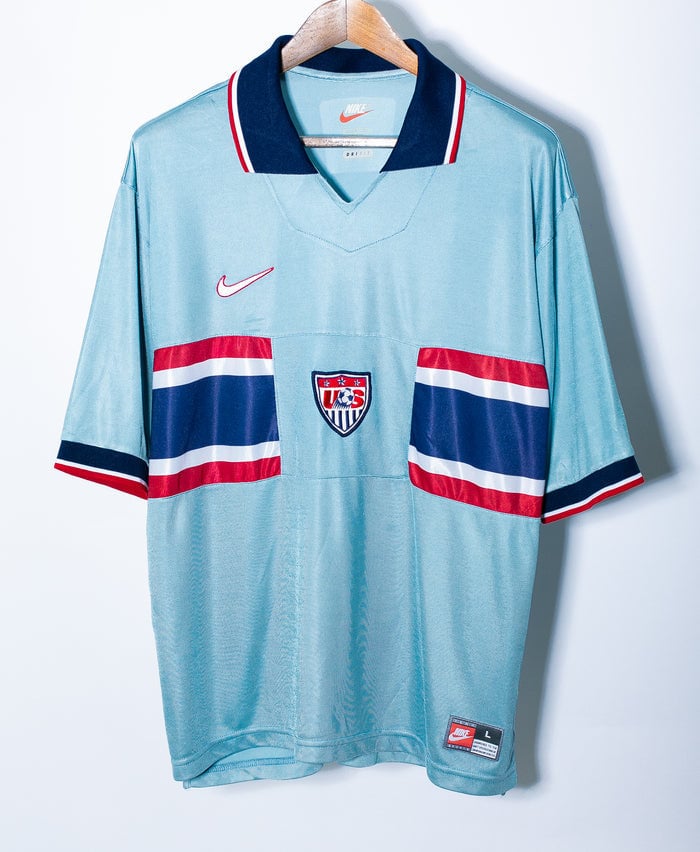United States 1996/97 Third Retro Men Jersey – Blue