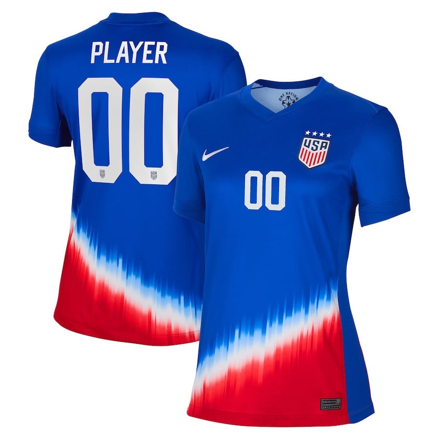 USA Women's National Team 2024/25 Away Women Custom Jersey - Royal