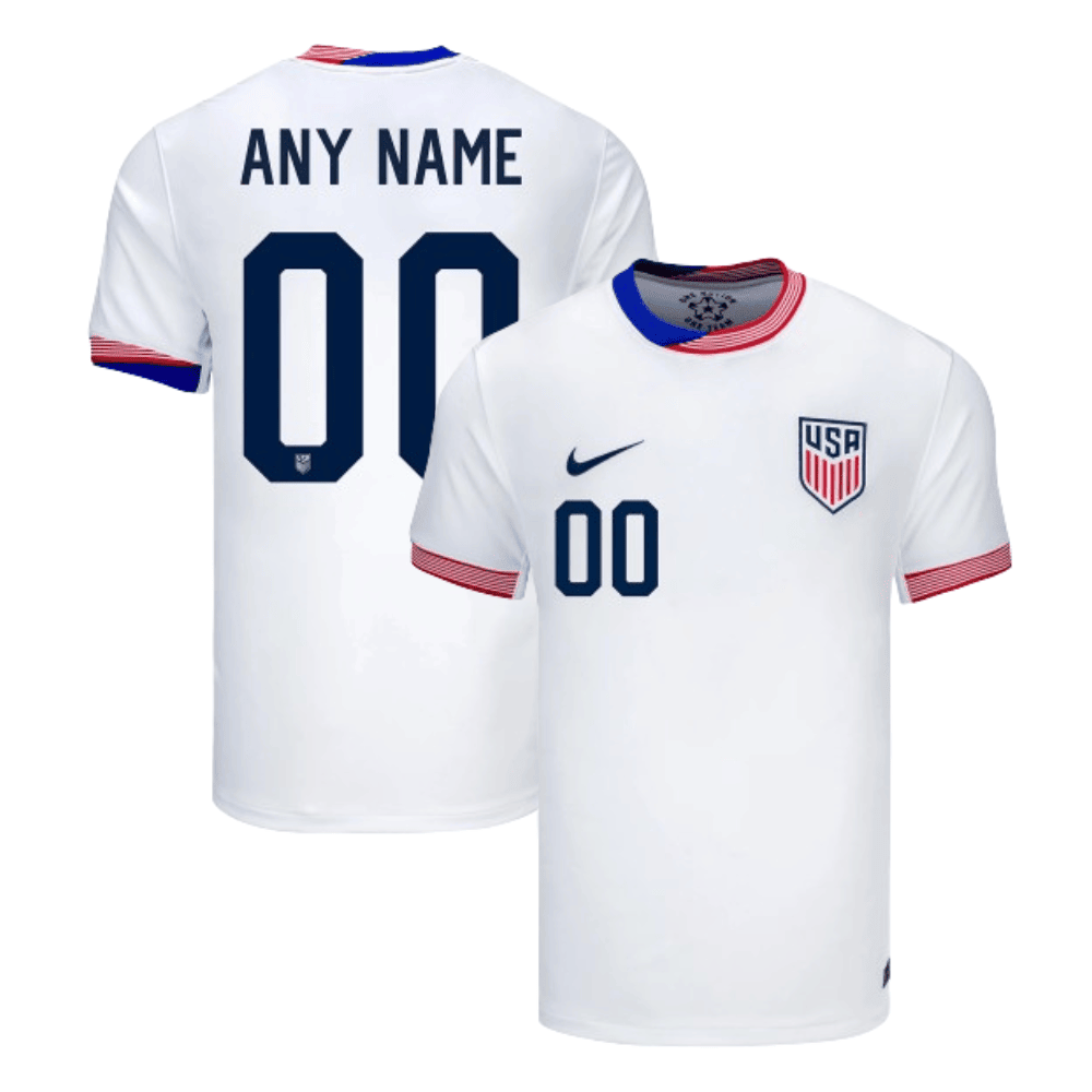 USMNT 2024 American Classic Home Stadium Custom Men Jersey - White