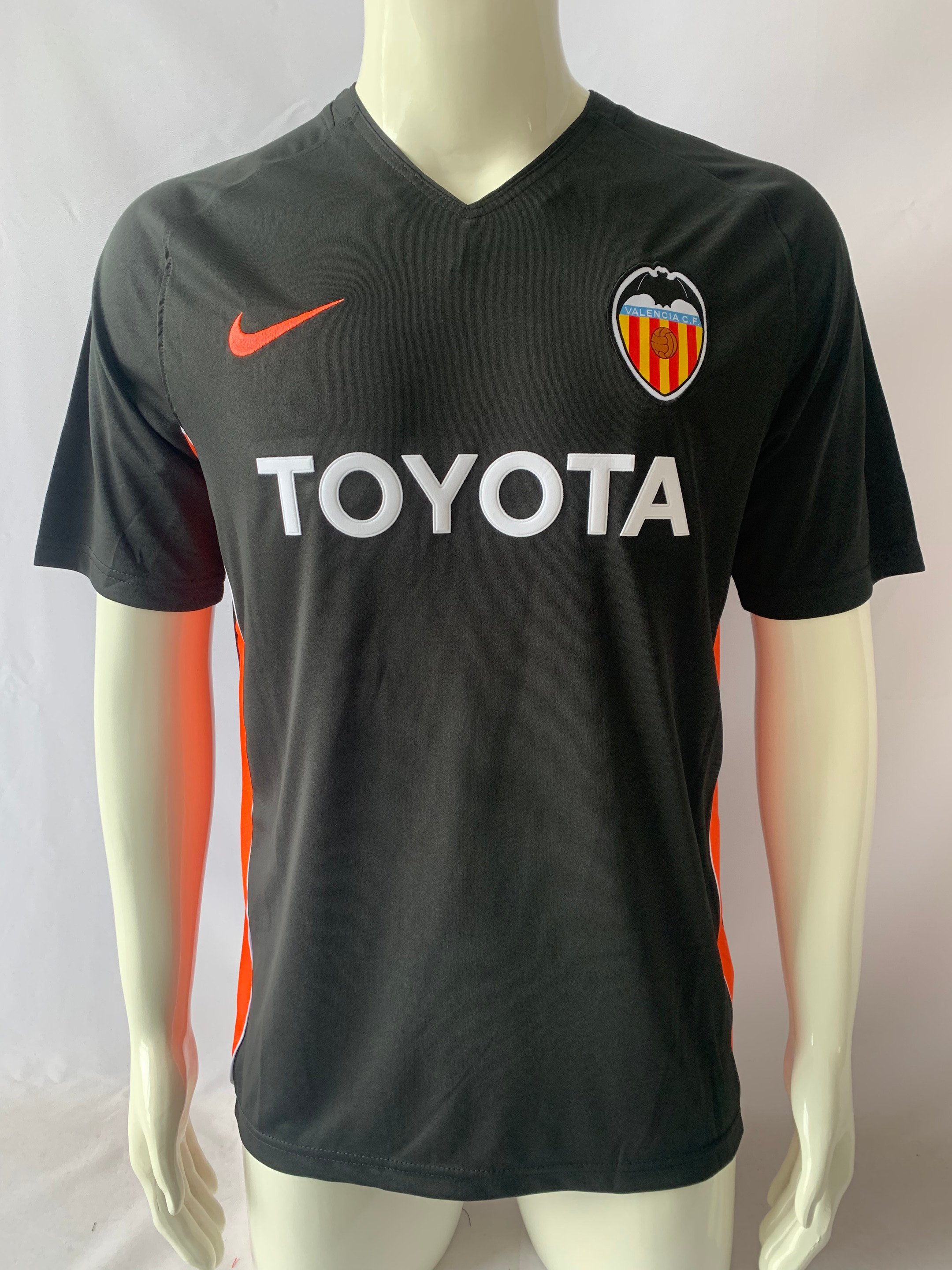 Valencia CF 2006/07 Away Retro Men Jersey – Black