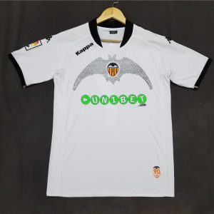 Valencia CF 2008 Home Retro Men Jersey - White