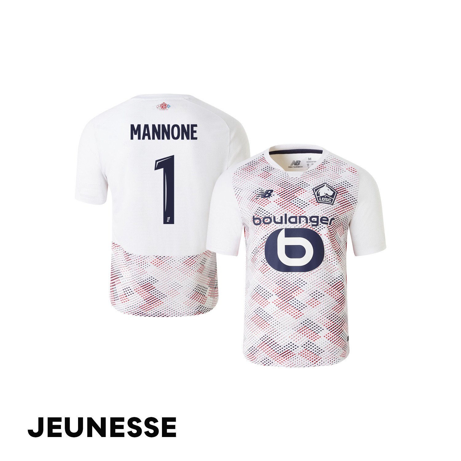 Vito Mannone 1 LOSC Lille 2024/25 Away YOUTH Jersey - White