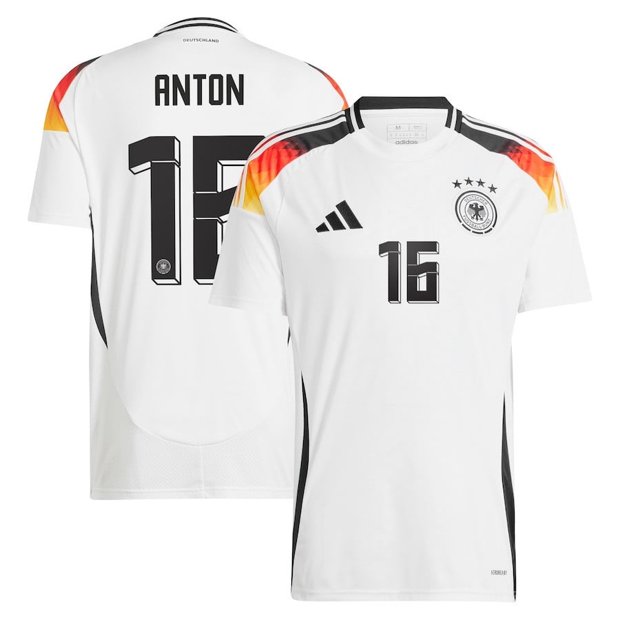 Waldemar Anton 16 Germany National Team 2024 Home Men Jersey - White