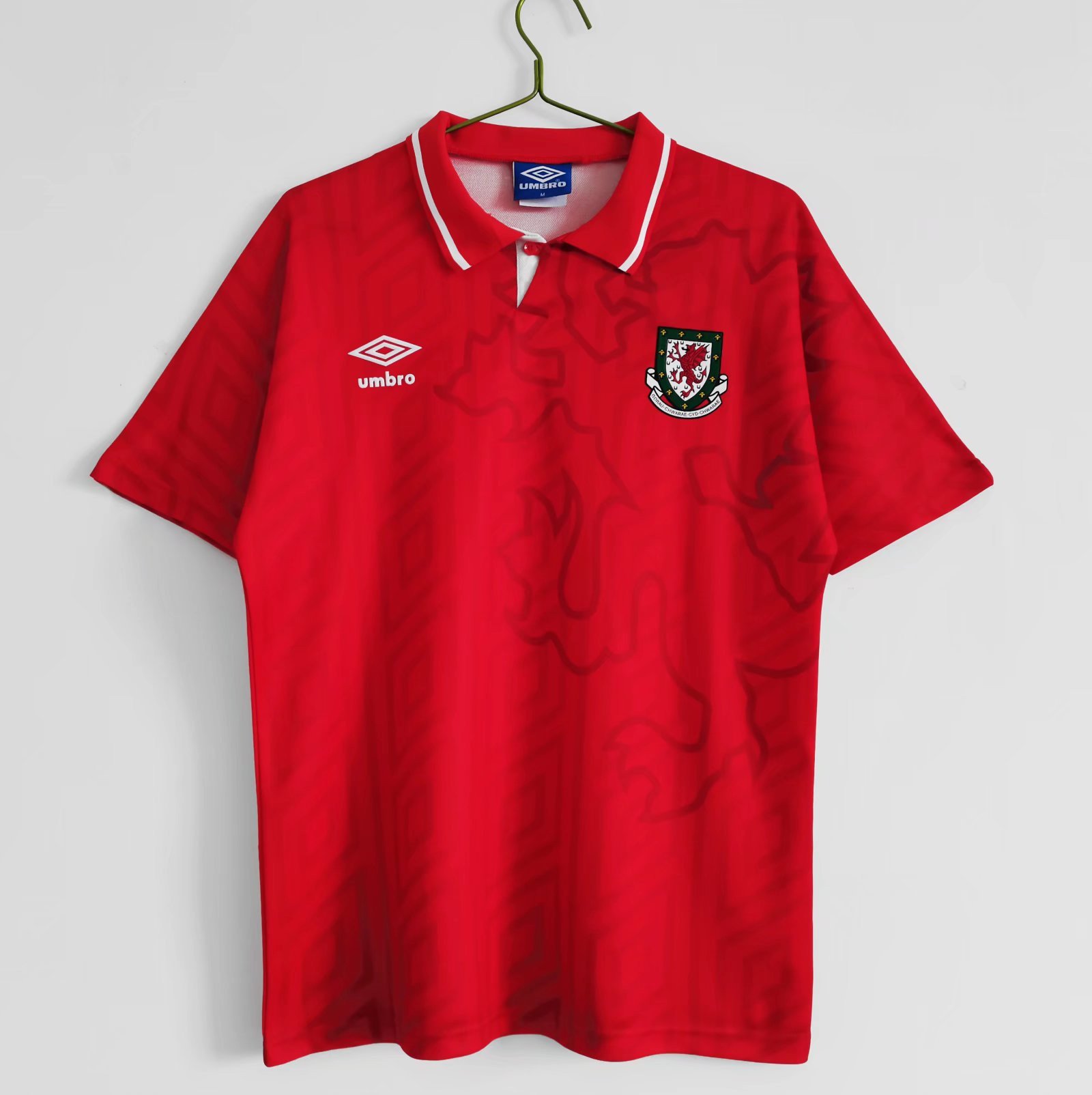 Wales 1992/94 Home Retro Men Jersey - Red