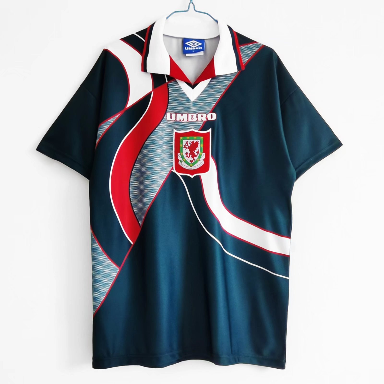 Wales 1994/95 Away Retro Men Jersey - Navy