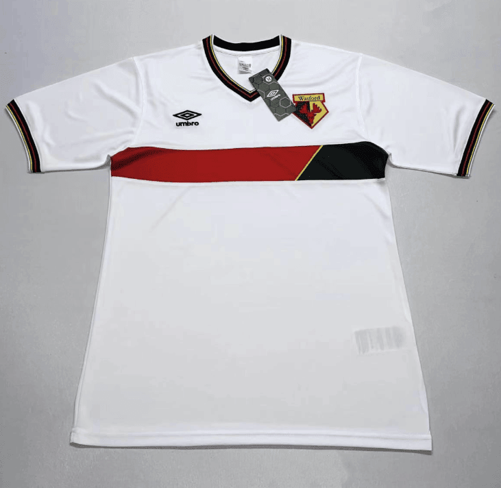 Watford F.C. 1985/88 Away Retro Men Jersey – White
