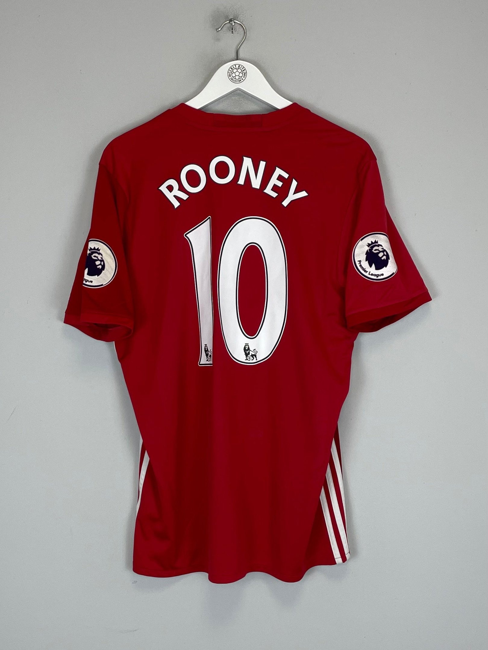 Wayne Rooney 10 Manchester United 2016/17 Home Men Retro Jersey – Red