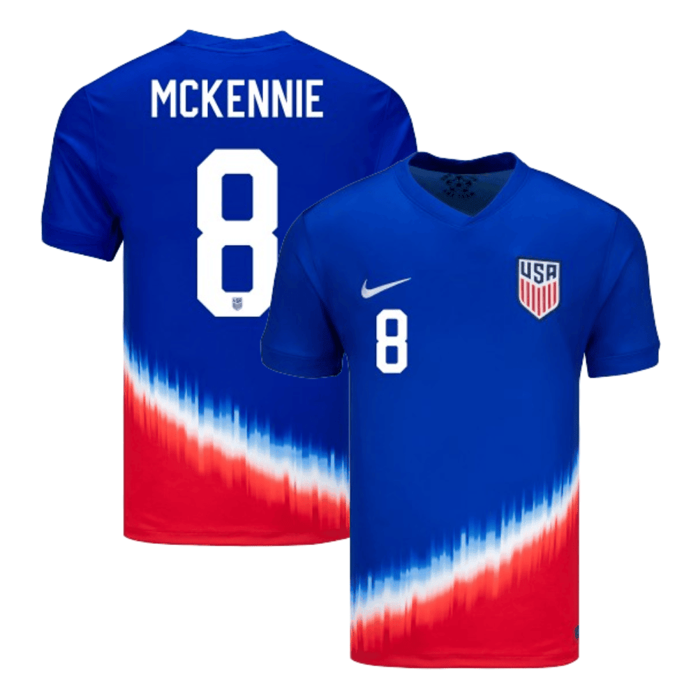 Weston McKennie 8 USMNT 2024 American Icon Away Men Jersey - Blue