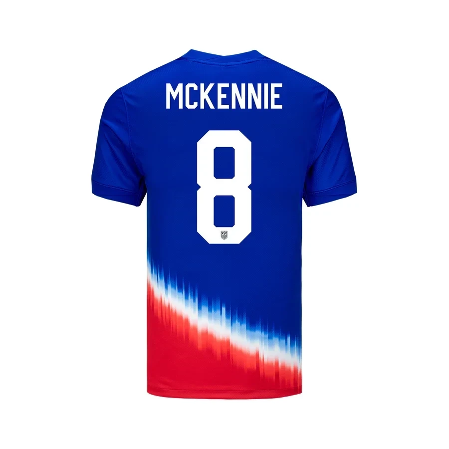 Weston McKennie 8 USMNT 2024 American YOUTH Icon Away Stadium Jersey - Blue