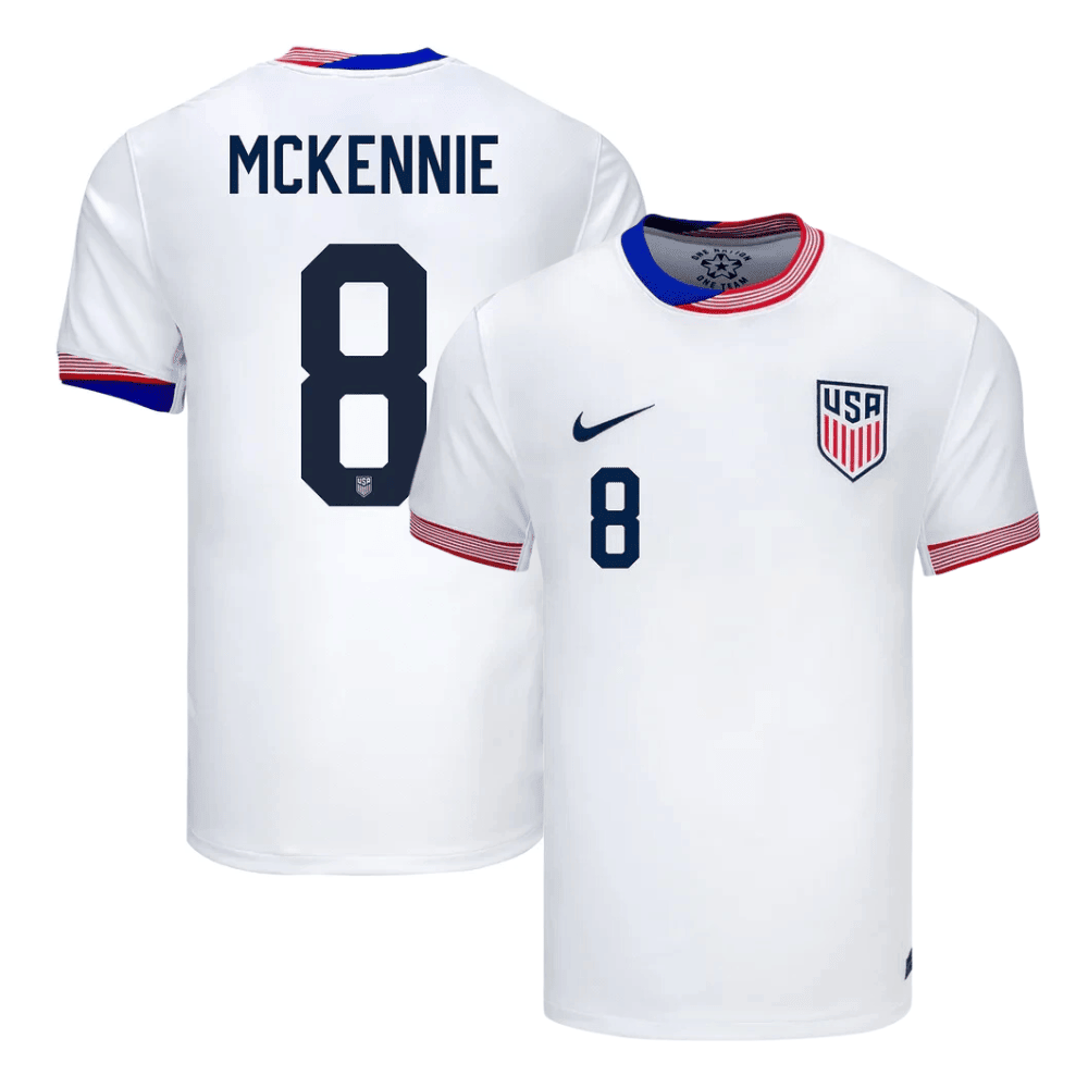 Weston McKennie 8 USWNT 2024 American Classic Home Stadium Jersey - Men White