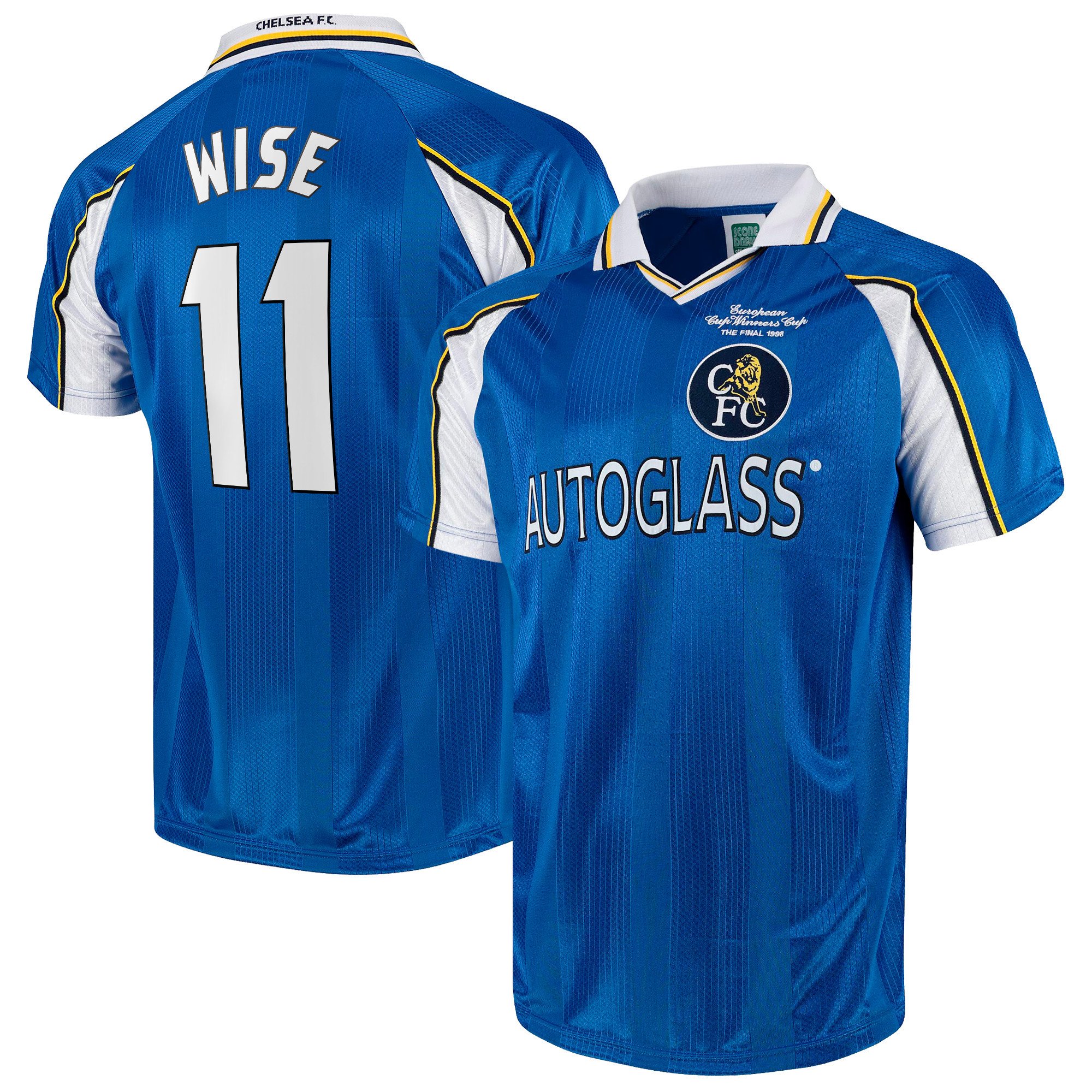 Wise 11 Chelsea 1998 ECWC Final Jersey - Men, Blue