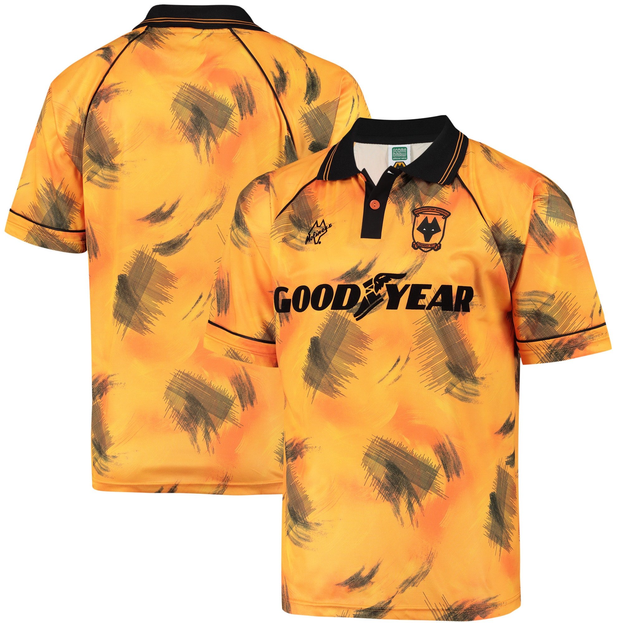 Wolverhampton Wanderers 1993 Home Jersey - Men, Yellow