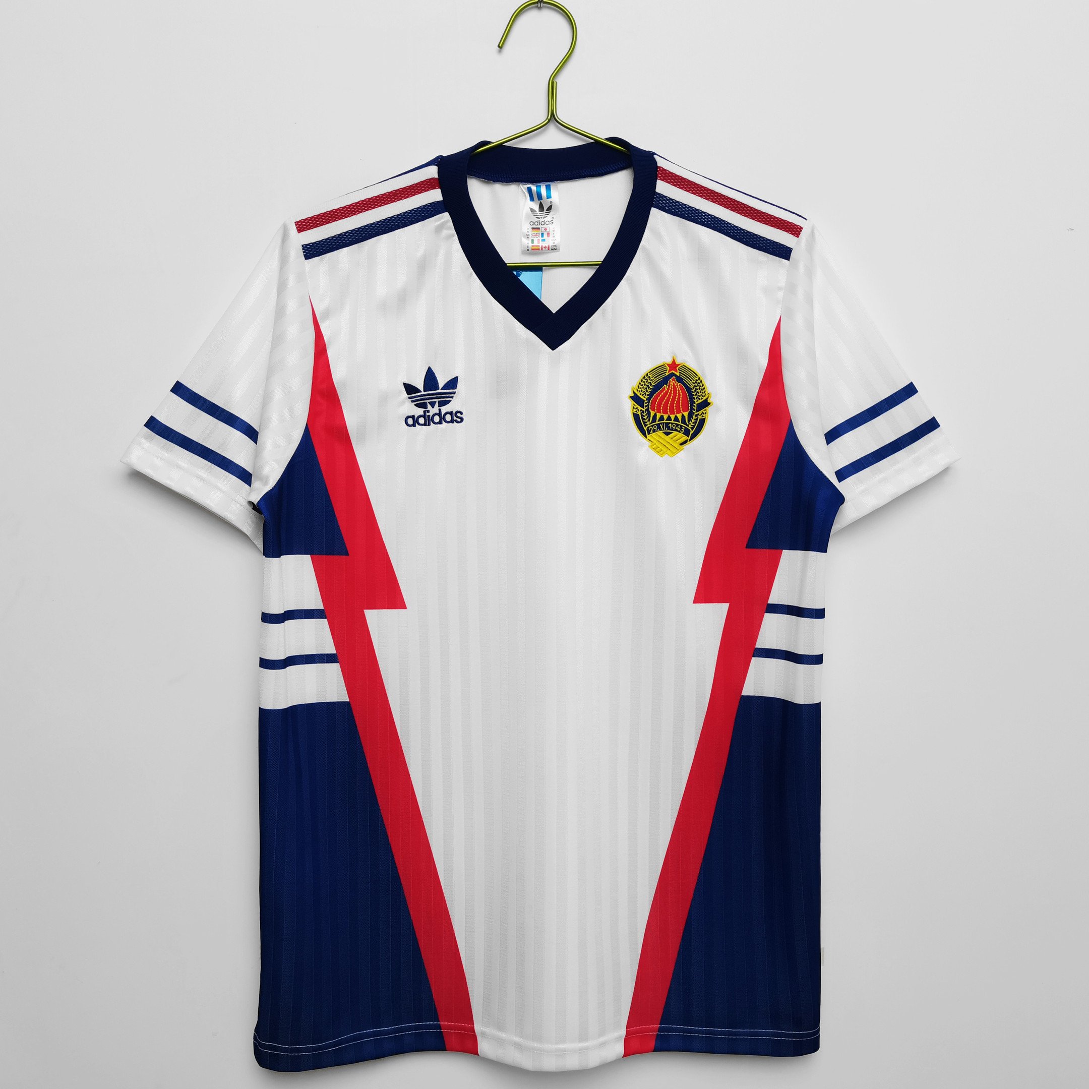 Yugoslavia 1990 Away Retro Men Jersey - White