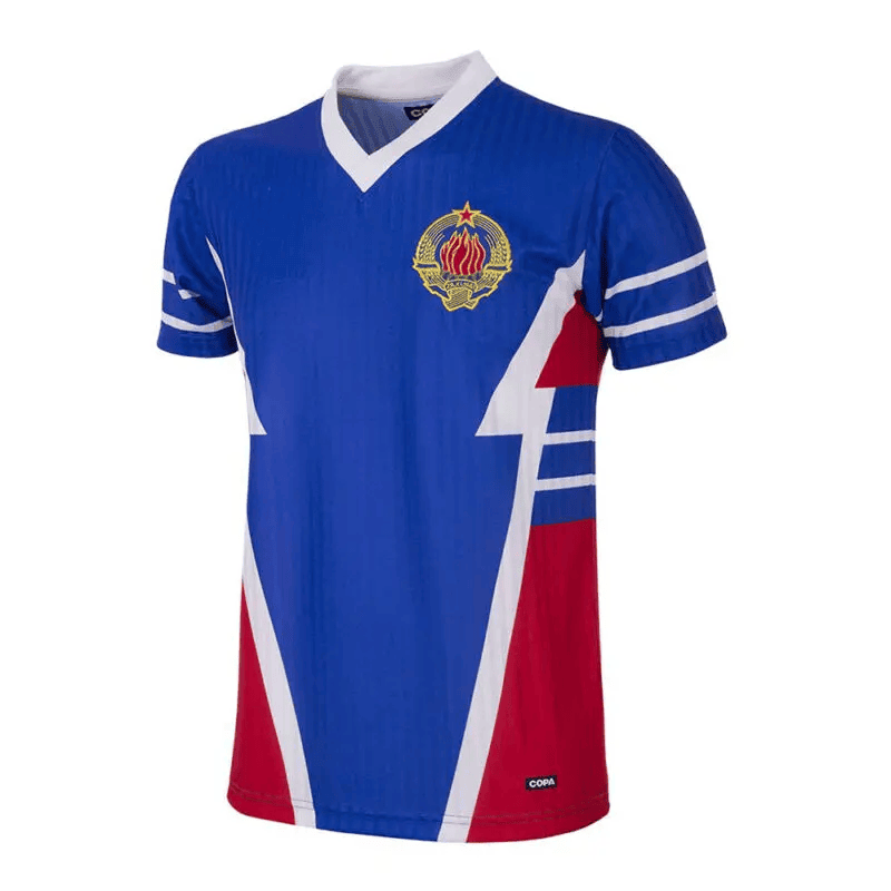 Yugoslavia 1990 Home Retro Men Jersey - Blue