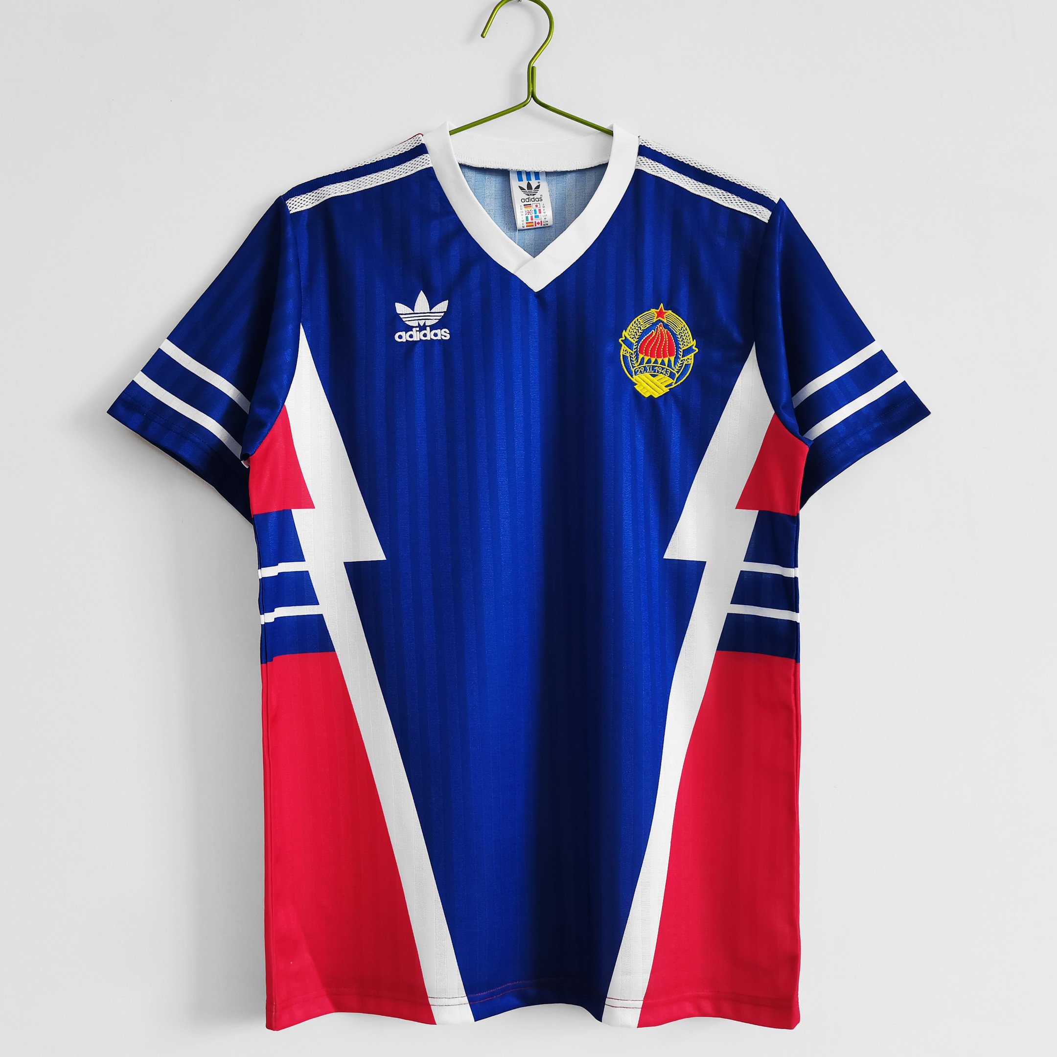 Yugoslavia 1990 Home Retro Men Jersey - Blue