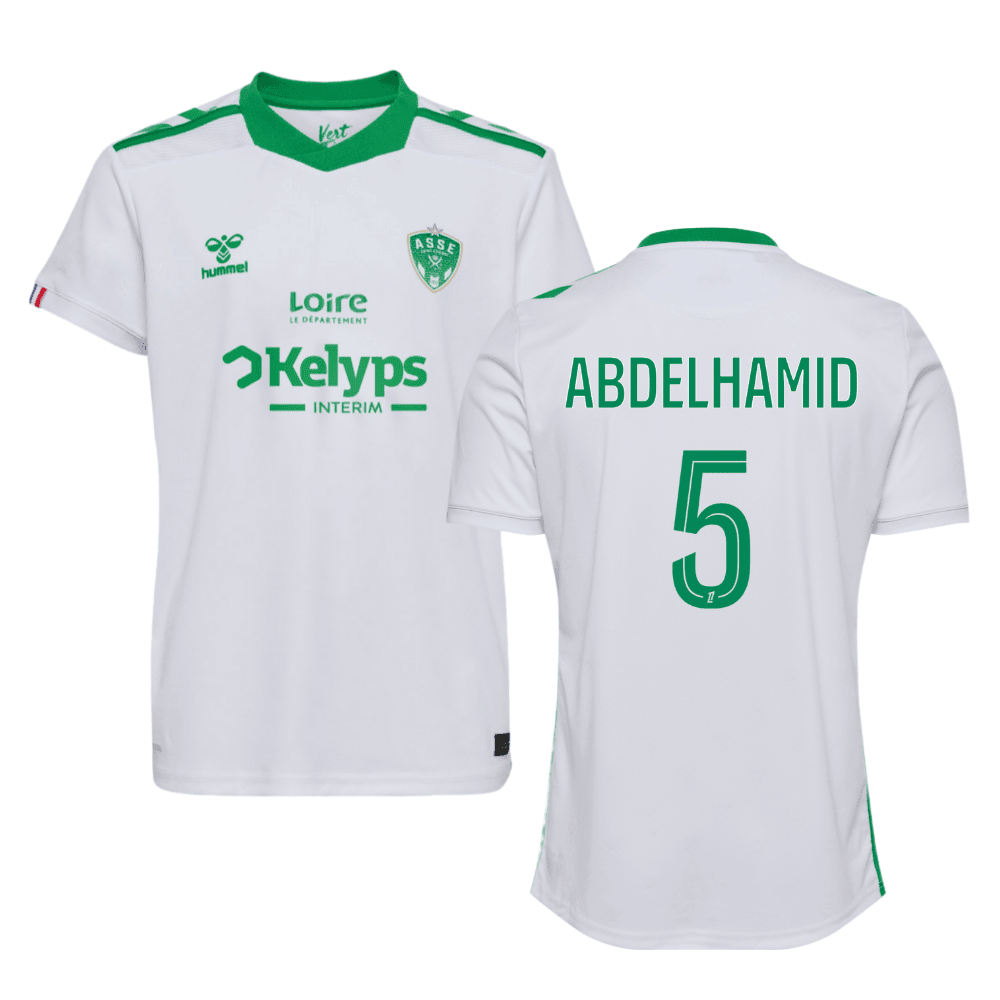 Yunis Abdelhamid 5 AS Saint-Étienne 2024/25 Away Men Jersey - White