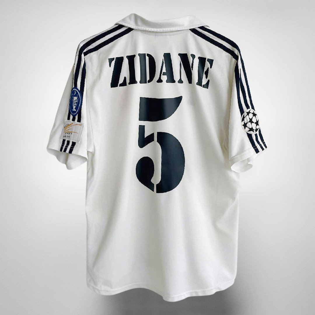 Zinedine Zidane 5 Real Madrid 2002-2003 UCL Home Retro Jersey - Men