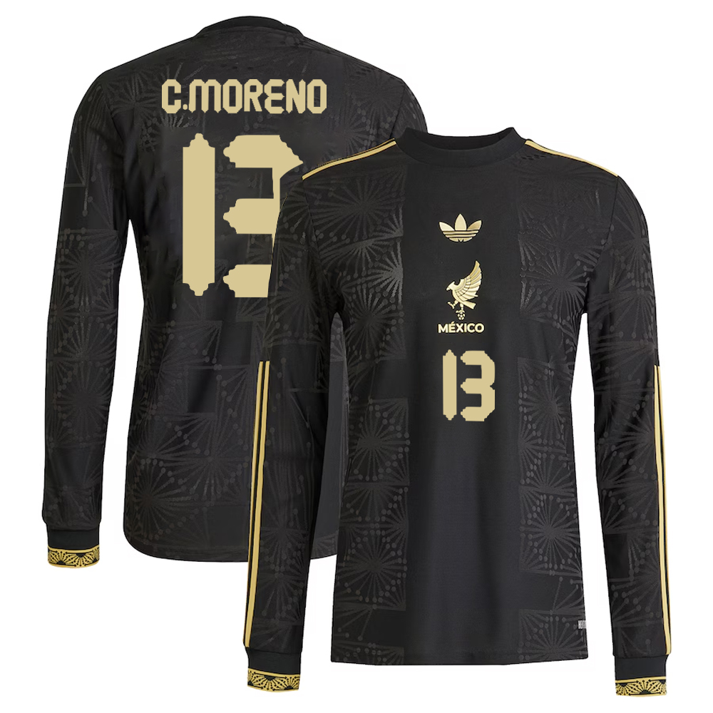 Carlos Moreno #13 Mexico National Team 2025 Third Long Sleeve Jersey