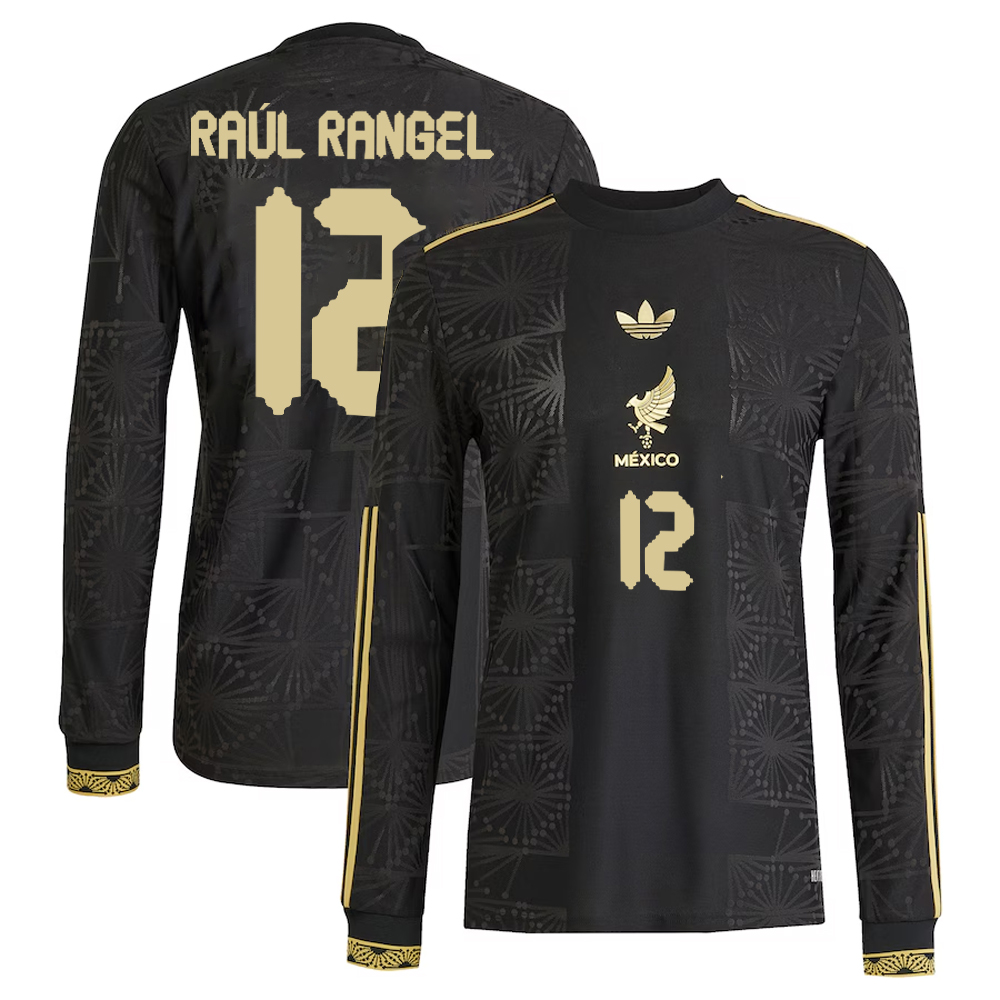 José Raúl Rangel #12 Mexico National Team 2025 Third Long Sleeve Jersey