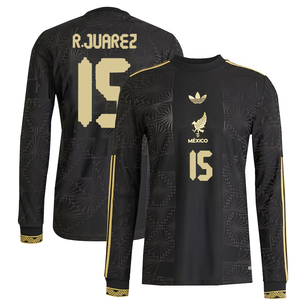 Ramón Juarez #15 Mexico National Team 2025 Third Long Sleeve Jersey